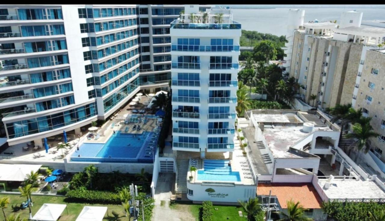 Luxury Apartment, Sector Morros, Vista Y Salida Al Mar Edificio Sunshine Cartagena Eksteriør bilde