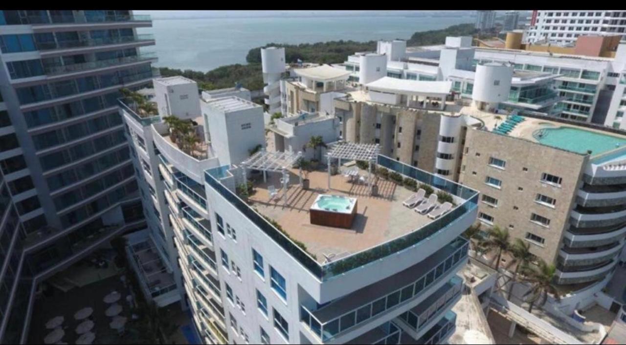 Luxury Apartment, Sector Morros, Vista Y Salida Al Mar Edificio Sunshine Cartagena Eksteriør bilde