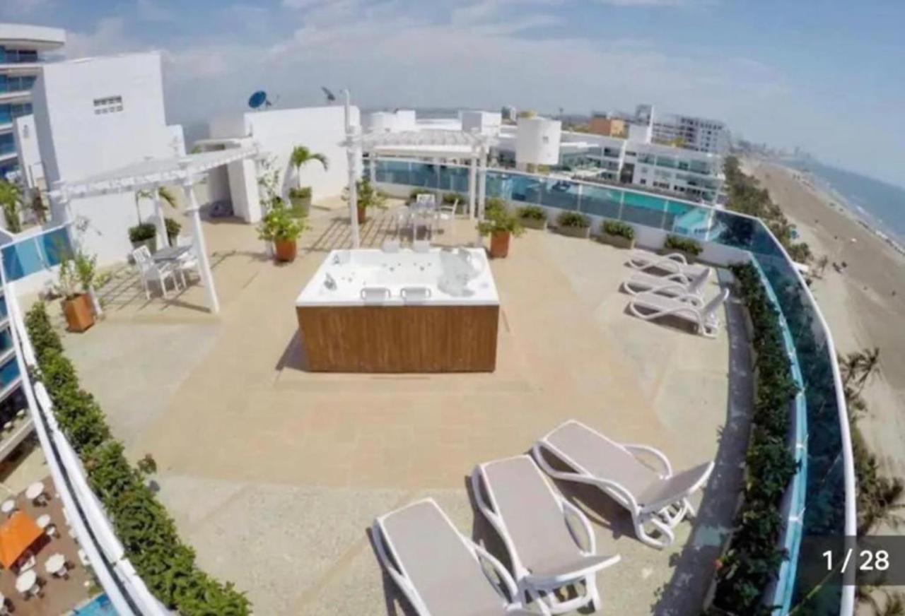 Luxury Apartment, Sector Morros, Vista Y Salida Al Mar Edificio Sunshine Cartagena Eksteriør bilde