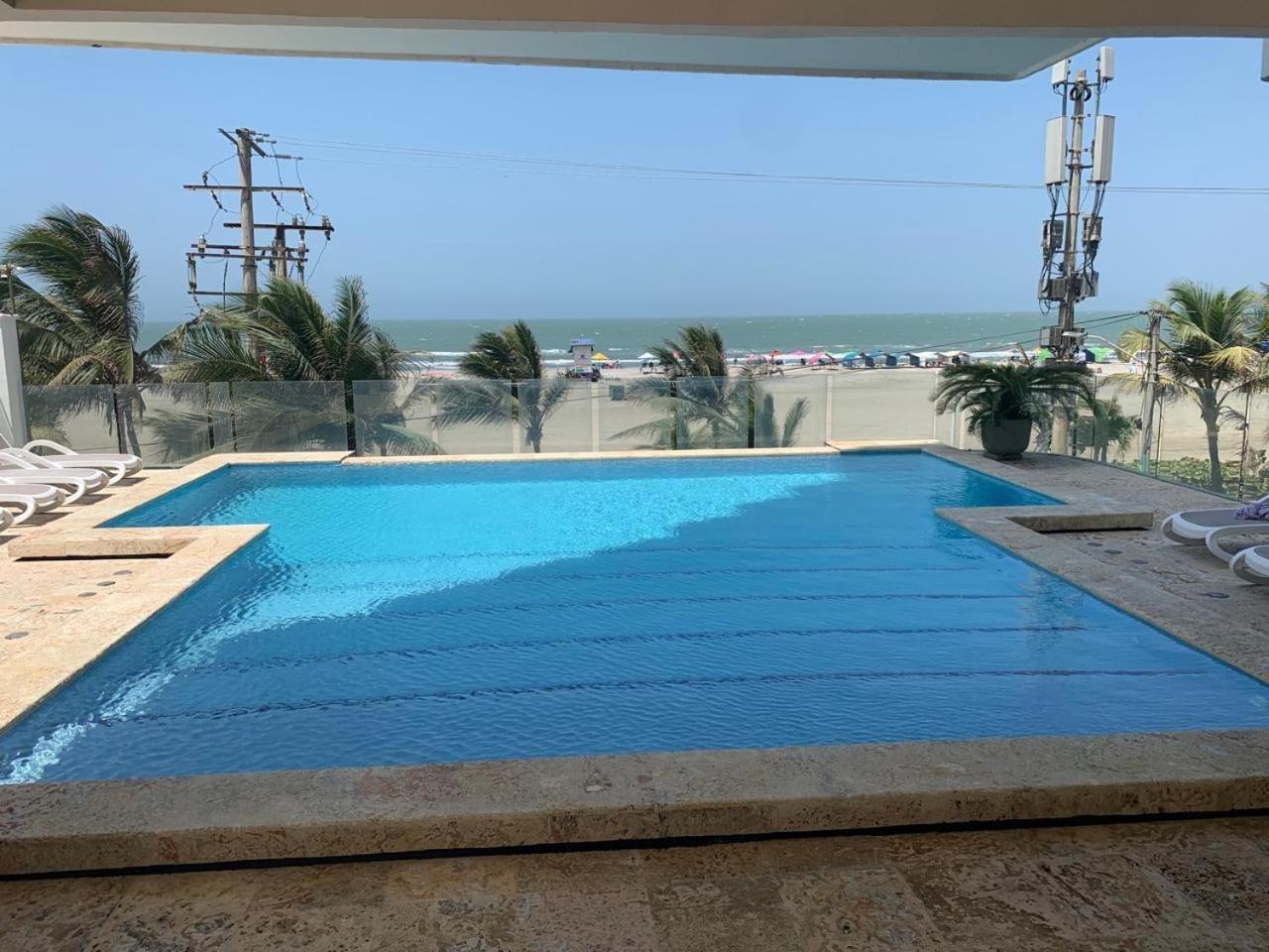 Luxury Apartment, Sector Morros, Vista Y Salida Al Mar Edificio Sunshine Cartagena Eksteriør bilde