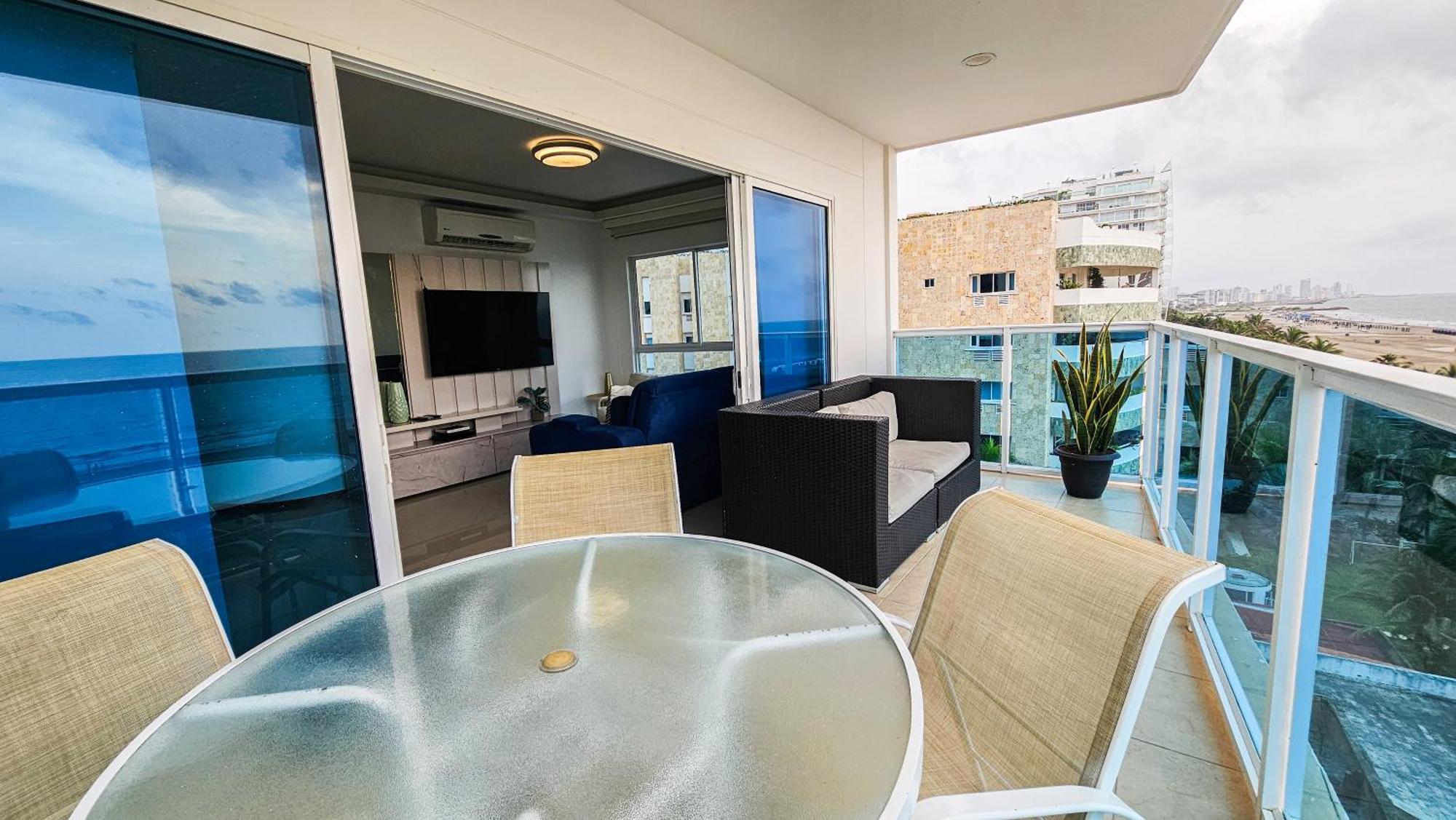 Luxury Apartment, Sector Morros, Vista Y Salida Al Mar Edificio Sunshine Cartagena Eksteriør bilde